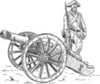 Vektor: artilleryman artilleryman