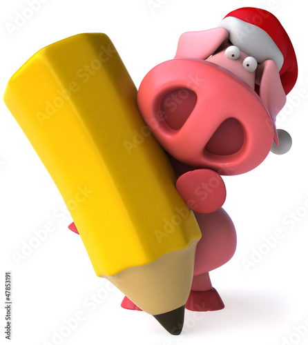 Illustration: Fun pig Fun pig