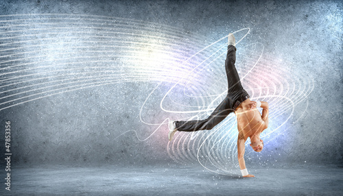 Photo: Modern style dancer posing Modern style dancer posing