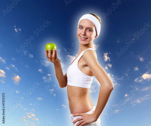 Photo: Sport and healthy food Sport and healthy food