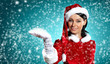Photo: Portrait of girl wearing santa claus clothes Portrait of girl wearing santa claus clothes