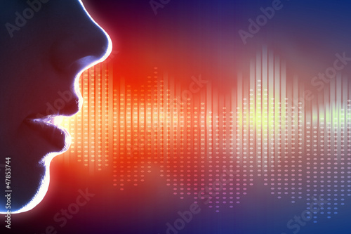 Photo: Sound wave illustration Sound wave illustration