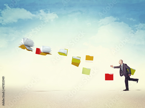 Illustration: flying work flying work