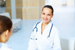 Photo: Portrait of two friendly female doctors Portrait of two friendly female doctors