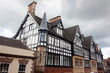 Black and white Tudor style buildings in Chester UK