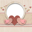 Illustration: Happy Valentines Day. Background with space for text or photo Happy Valentines Day. Background with space for text or photo