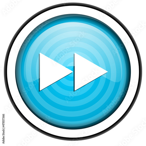 Illustration: scroll blue glossy icon isolated on white background scroll blue glossy icon isolated on white background