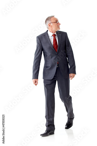 Photo: Walking mature business man 5 Walking mature business man 5