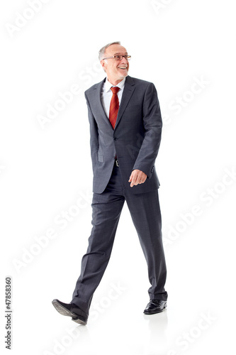 Photo: Walking mature business man 2 Walking mature business man 2