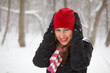 Young woman outdoor in winter
