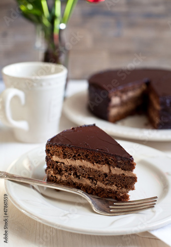 Photo: Homemade chocolate cake Homemade chocolate cake