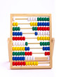 Abacus toy for child isolated on white background