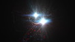 powerful technology light video animation – loop HD