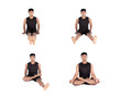 Padmasana step by step