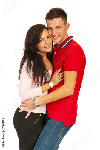 Photo: Young couple hugging Young couple hugging