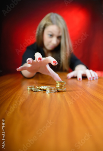Photo: I want all this money! I want all this money!