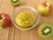 Aufstrich mit Kiwi und Apfel