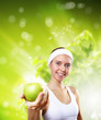 Photo: Sport and healthy food Sport and healthy food