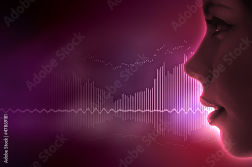 Photo: Sound wave illustration Sound wave illustration