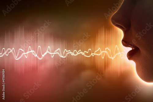 Photo: Sound wave illustration Sound wave illustration