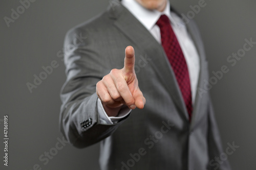 Photo: Man with Touchscreen Man with Touchscreen