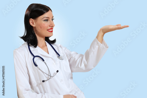 Photo: young female doctor portrait young female doctor portrait