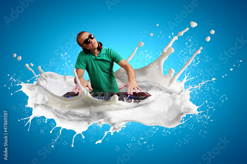 Photo: dj and mixer dj and mixer
