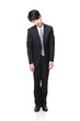 business man looking depressed from work