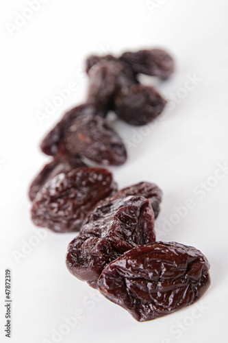 Photo: isolated prune isolated prune
