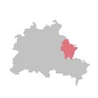 Marzahn-Hellersdorf - Serie: Pixelkarte Berliner Stadtteile