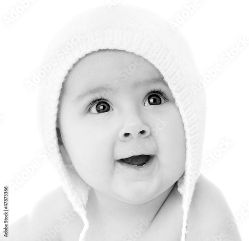 Photo: bright portrait of adorable baby bright portrait of adorable baby
