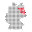 Brandenburg - Serie: Pixelkarte Bundesländer