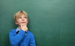 Schoolboy at the Blackboard