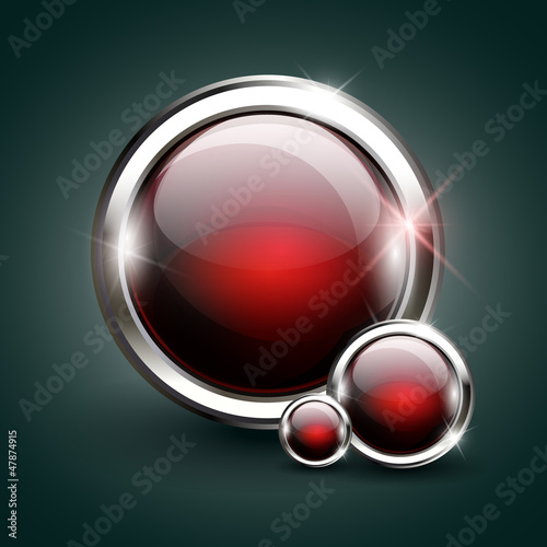 Vector: Glossy modern web button. Web navigation. Glossy modern web button. Web navigation.