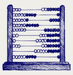 Abacus. Doodle style