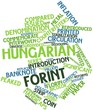 Word cloud for Hungarian forint
