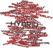 Word cloud for Hybrid