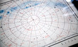 Astronomical paper star map