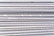 Steel rod as background
