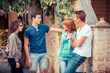 Group of Teenagers Outside