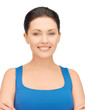 beautiful woman in casual clothes