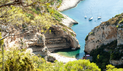 Photo: Stiniva bay in vis island Stiniva bay in vis island