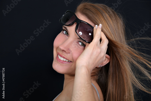 Photo: Under the sunglasses Under the sunglasses