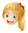 A face of a girl