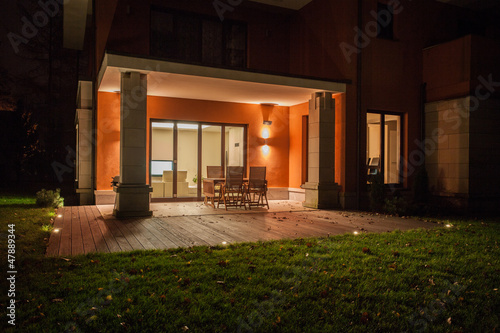 Photo: Travertine house - patio on the back Travertine house - patio on the back
