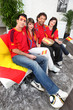 Spanish football fans