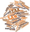 Word cloud for Tax law