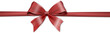 red bow isolated