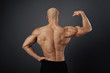 bodybuilder in the studio