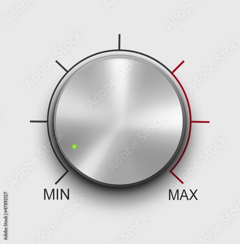 Illustration: Volume knob Volume knob